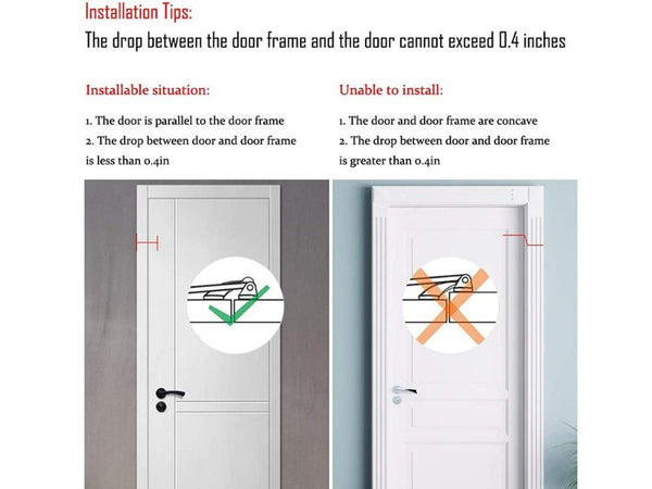 Security Door Guard With Screws