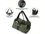 Tool Storage Bag Roll Bag Portable and with 5 Zip Pockets