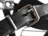 Chafe-free Wire Cage Faux Leather Muzzle for Pet Dogs