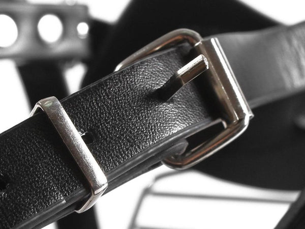Chafe-free Wire Cage Faux Leather Muzzle for Pet Dogs