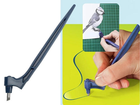 360° Rotating Craft Cutting Pen - Stainless Steel Detail Knife