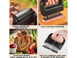 48-Blade Stainless Steel Meat Tenderizer Tool with Safety Lock