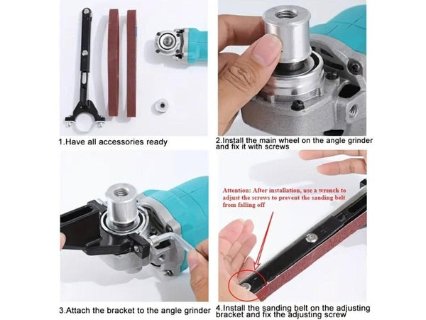 Angle Grinder To Belt Sander Converter