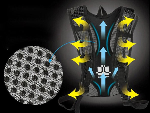 Nylon Backpack with 2L Water Bladder for Outdoor Sports