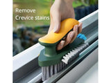 V-Shape Grout & Corner Cleaning Brush - 2-in-1 Scraper Tool
