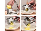 Rotary Cheese Grater Stainless Steel Hand Crank Shredder Slicer