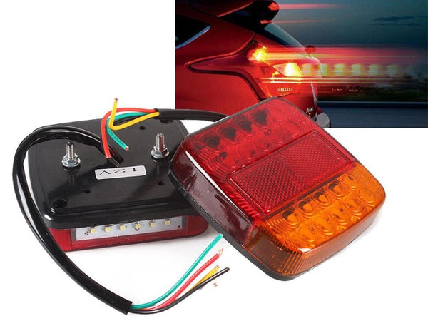 LED Trailer Lights with Number Plate Light for Boats/ Cars