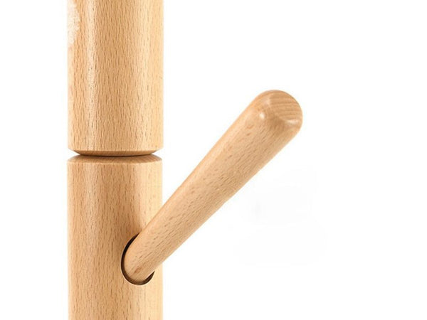Wooden Coat Rack Stand - Natural Wood