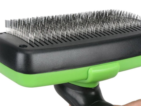 Self Cleaning Slicker Brush Grooming Tool