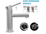 Stainless Steel Water Faucets Hot Cold Water Mixer Tap