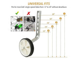 Adjustable Bike Training Wheels for 12-20" Bicycles