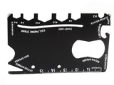 18 in 1 Stainless Steel Multifunctional Tool Card