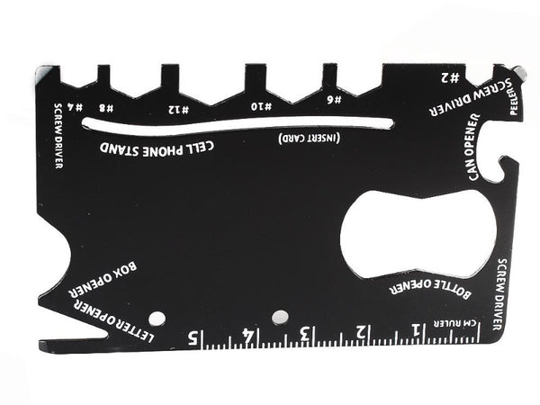18 in 1 Stainless Steel Multifunctional Tool Card