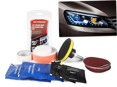 Car Headlight Repair Kit Cleaning Set