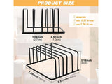Black Carbon Steel Cutting Board Rack (Kitchen Countertop)