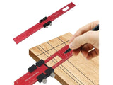 300MM Precision Woodworking Rule | Aluminum Slide Stop T-Square