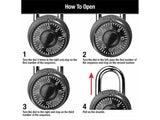 Combination Lock Security Safety Padlock