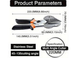 Adjustable Multi-Angle Miter Shears-PVC Trunking & Pruning Snips