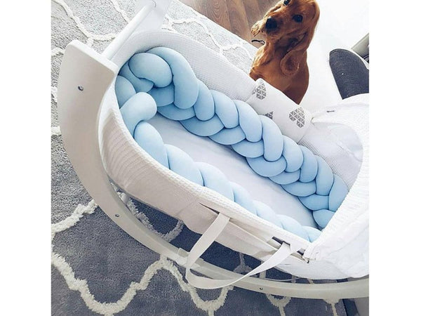 2M Baby Crib Bumper Plush Nursery Decor