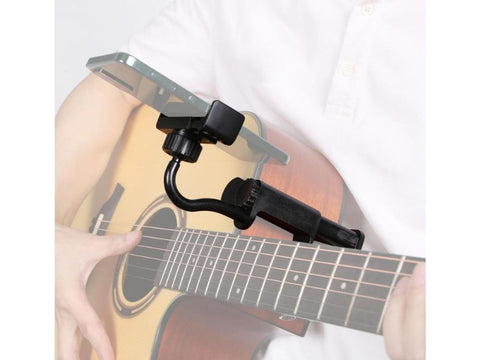 Guitar Head Phone Holder Mount 360° Rotating Clip for Smartphone