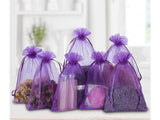 100PCS Purple Organza Bags 20x30cm