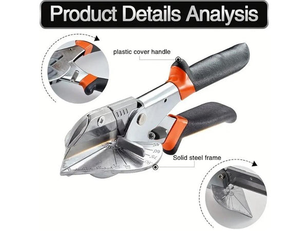 Adjustable Multi-Angle Miter Shears-PVC Trunking & Pruning Snips