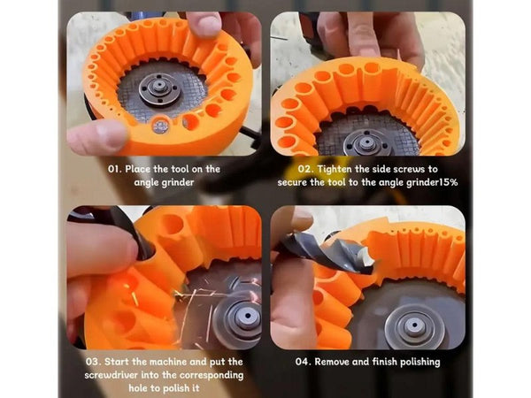 Handheld Drill Bit Sharpener: Fits 0.1-12.5mm Bits