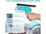 3-in-1 Window Cleaning Squeegee Spray Bottle & Scrub Wiper Tool