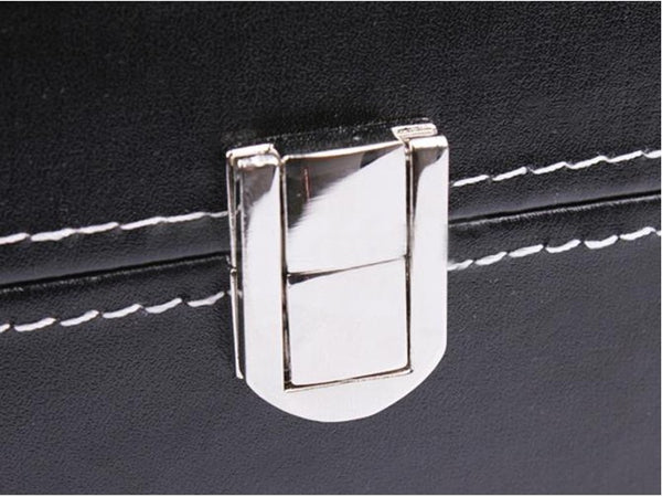 Delicate Leather Watch Box Case - 6 Slots