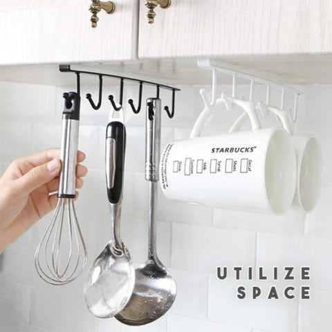 Kitchen Storage Metal Rack Cupboard Holder Hanger