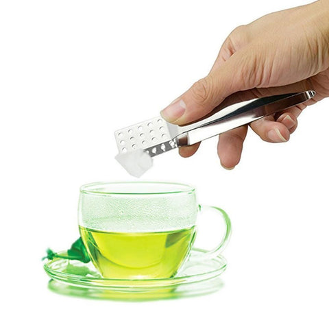 Clip Tea Bag Squeezer Stainless Steel Heat Resistant