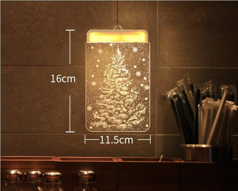 Christmas Small Night Light LED Lamp Home Party Decoration