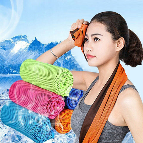 Cooling Towel Sports Fitness Gym Facecloth Training Sweat Towel