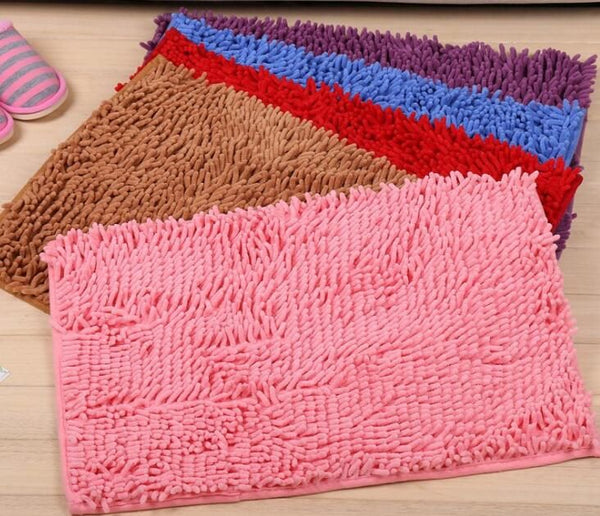 Non slip Microfiber Bathroom Floor Mat Shower Rugs Carpet