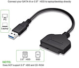 USB to SATA Hard drive Cable