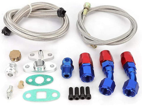 T3 T4 Turbo Oil Feed Line Kit