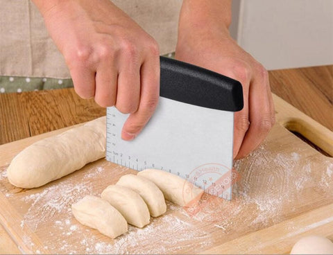 Stainless Steel Pizza Dough Scraper Cutter