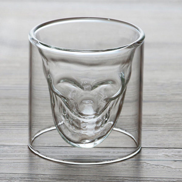 Creative Crystal Skull Head Vodka Whiskey Glass Cup