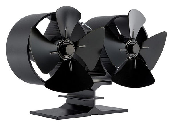 8 Blades Double Head Fireplace Fan