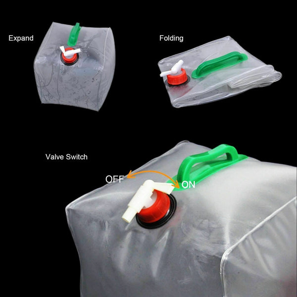 15L Outdoor Folding PVC Collapsible Water Container