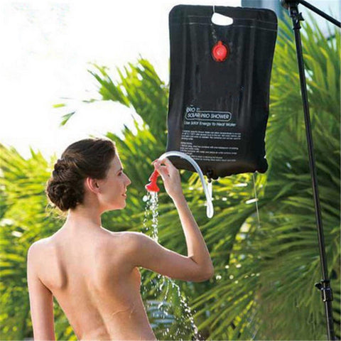 Solar Heated Portable Shower Camping PVC Water Bag