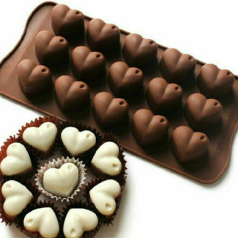 Heart Shape Silicone Chocolate Mold Cake Decoration