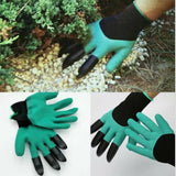 Gloves For Digging&Planting with Plastic Claws Gardening