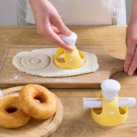 Creative DIY Donut Mold Cake Bread Cutter Maker