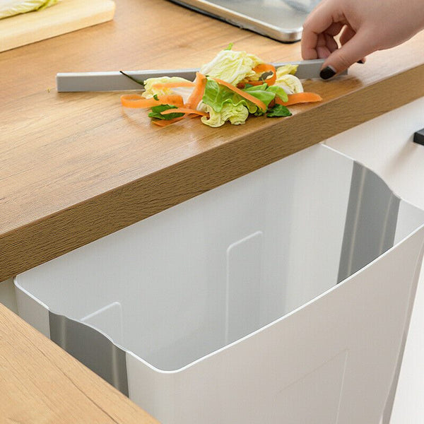 Folding Wall Mounted Kitchen Cabinet Door Hanging Bin