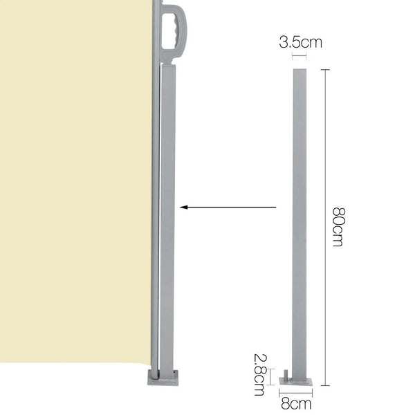 Retractable Side Awning Shade