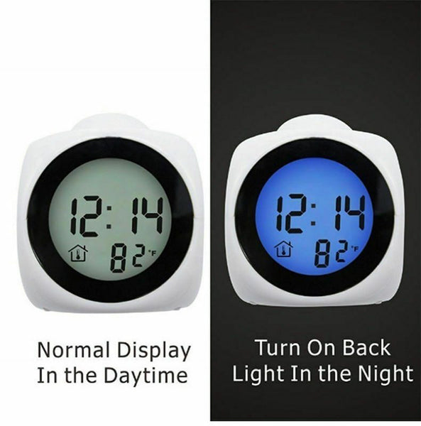 Alarm Clock LED Wall/Ceiling Projection LCD Digital Talking