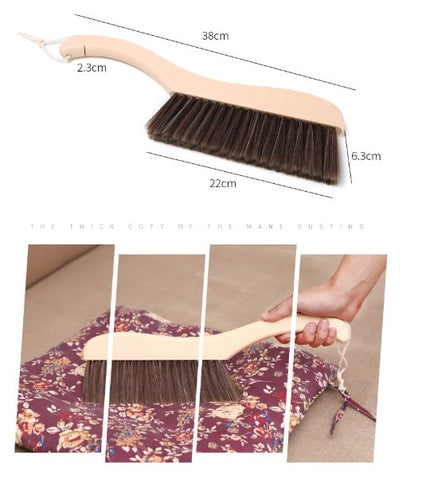 Soft Hair Bed Dusting Brush Long Handle Cleaning