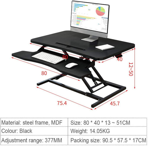 Height Adjustable computer desk