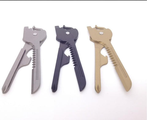 Utili-Key 6 In 1 Keychain Multi Function Pocket Tools